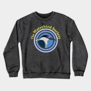 Night-Heron (Large Logo, Yellow Text) Crewneck Sweatshirt